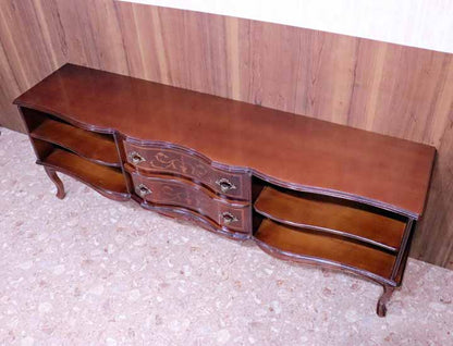 テレビ台 ローボード イタリア 象嵌  158cm 猫脚 596G