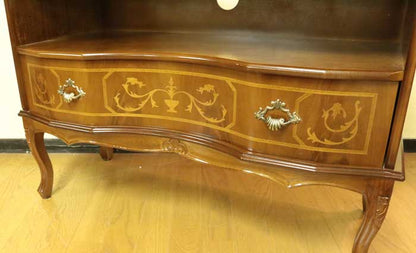 テレビ台 ローボード イタリア 象嵌  87cm 猫脚 032V