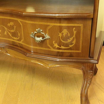 テレビ台 ローボード イタリア 象嵌  87cm 猫脚 032V