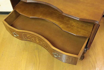 テレビ台 ローボード イタリア 象嵌  87cm 猫脚 032V