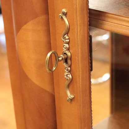 イタリア ガラスキャビネット 完成品 キャビネット 象嵌 3120