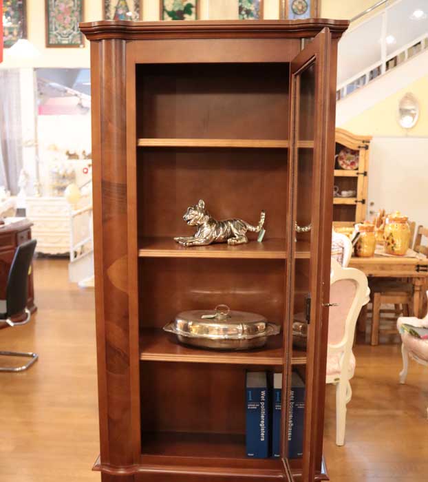 イタリア ガラスキャビネット 完成品 キャビネット 象嵌 3120