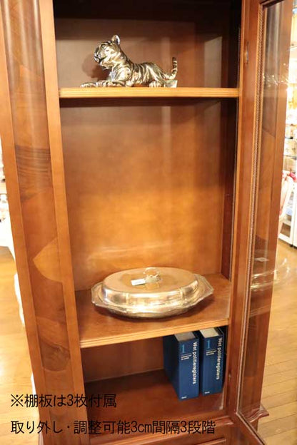 イタリア ガラスキャビネット 完成品 キャビネット 象嵌 3120