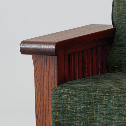 カントリーハウス 1人がけソファ W77cm サロン オーク材 天然木使用 国産家具 英国調 ブリティッシュ CLC21