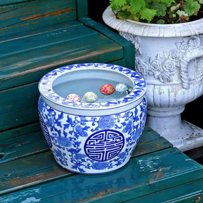 水鉢 大型 寿 大 10号 火鉢 鉢カバー プランターカバー