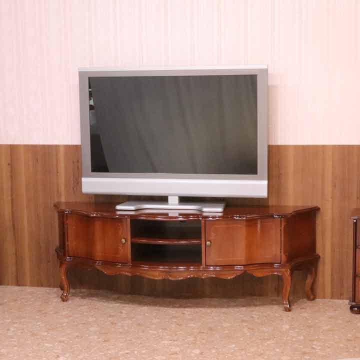 イタリア テレビボード 165cm 象嵌 ローキャビネット 6122