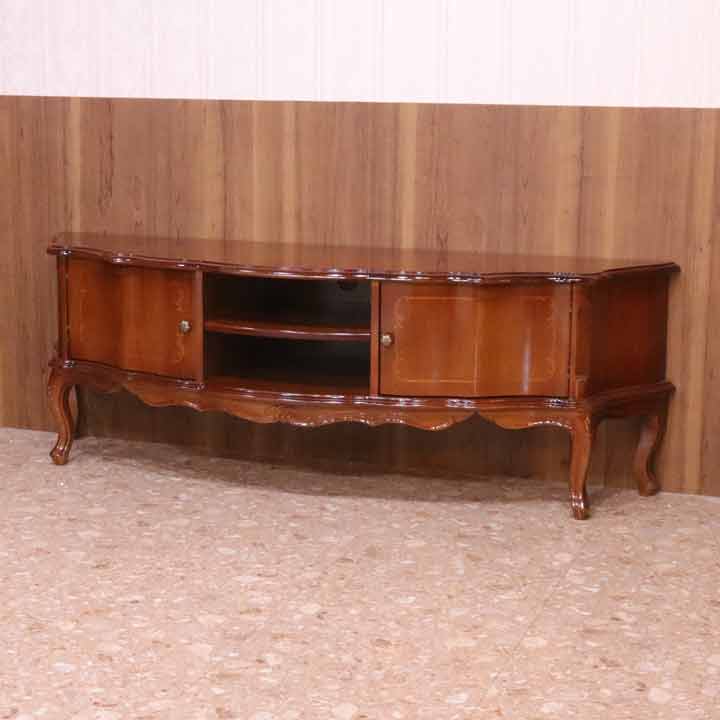 イタリア テレビボード 165cm 象嵌 ローキャビネット 6122