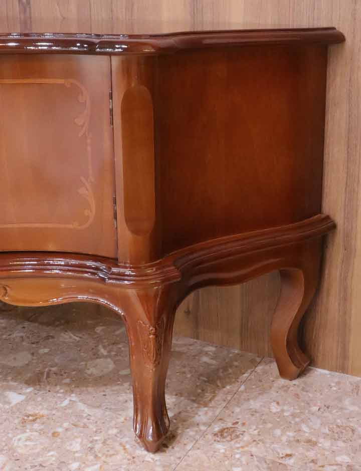 イタリア テレビボード 165cm 象嵌 ローキャビネット 6122