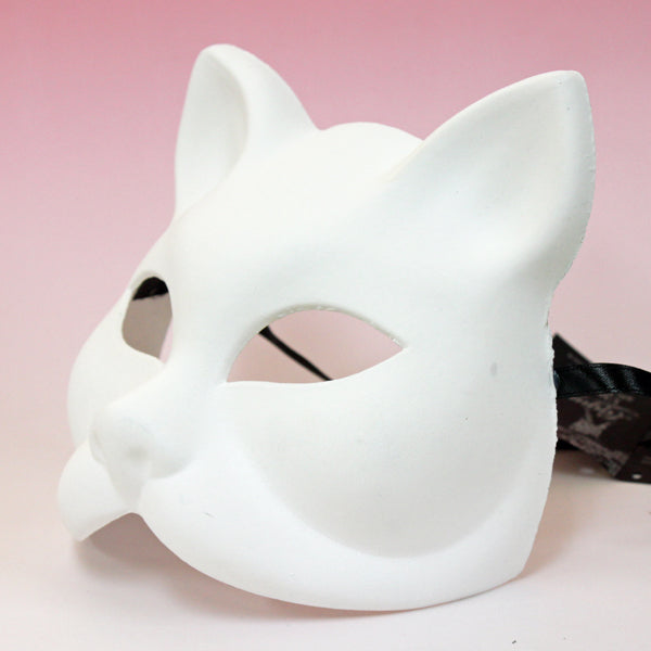 ベネチアンマスク カーニバルマスク 仮面 猫 キャット ゴールド レッド