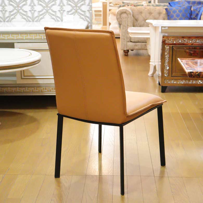 大理石 ダイニングテーブルセット 5点セット 180cm マーブル 4人用 本革チェア オレンジ ダイニングセット 食卓 テーブル 石 鯉と龍