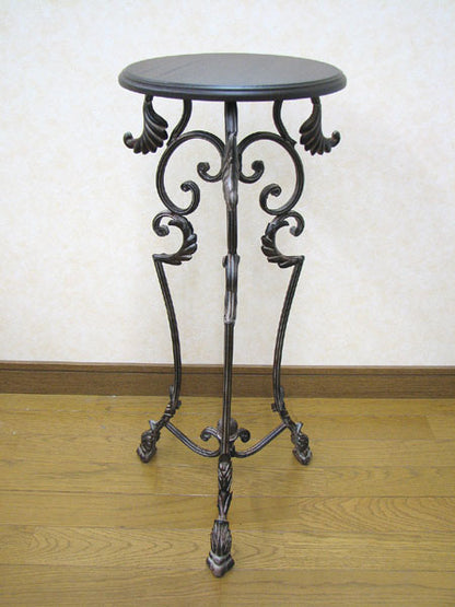 アイアンフラワースタンド 花台 サイドテーブル ロートアイアン FM-19