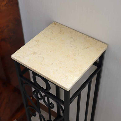 コンソールテーブル 大理石天板 フラワースタンド 花台 飾り台