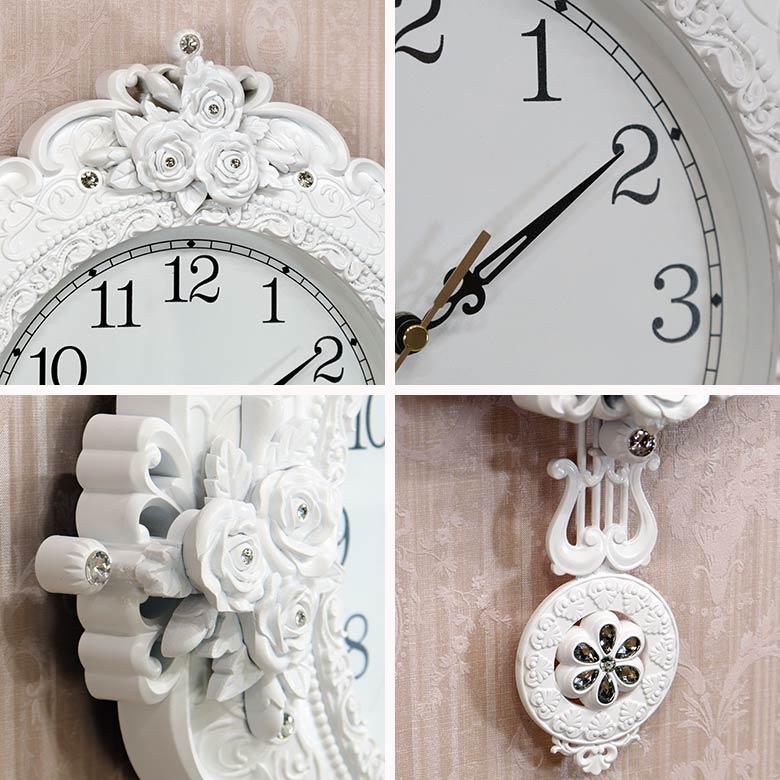 壁掛け 時計 ウォールクロック 大型 サンタマリア