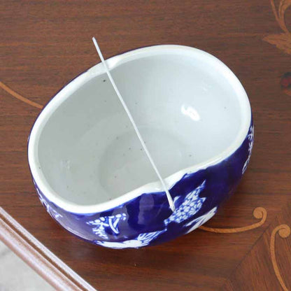 陶器 蚊取線香 ホルダー 藍兎 虫除け 和雑貨 蚊遣り器 シノワズリ