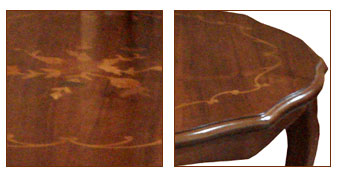 イタリア リビングテーブル 59cm サイドテーブル 象嵌 ローテーブル CTS662