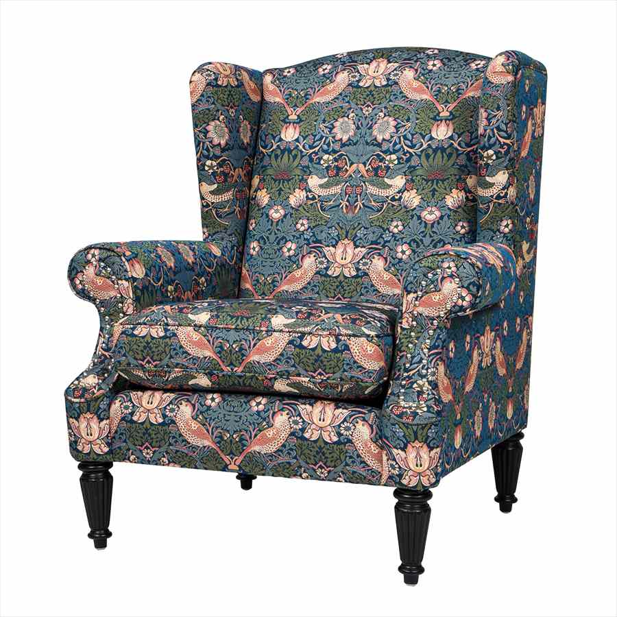 ジェニファーテイラー ウイングチェア 1人掛け ソファー いちご泥棒 JENNIFER TAYLOR