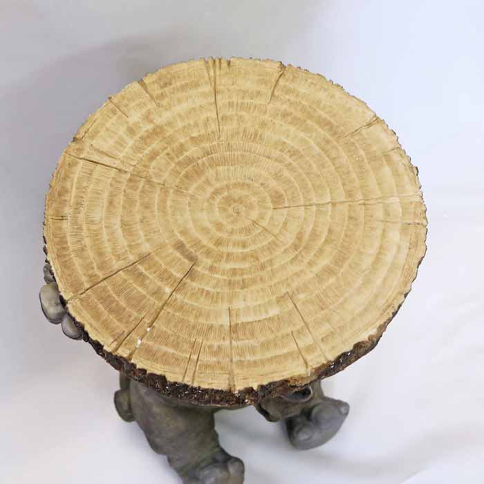 アニマルサイドテーブル サイ フラワースタンド かわいい リアル