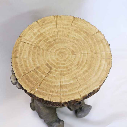 アニマルサイドテーブル サイ フラワースタンド かわいい リアル