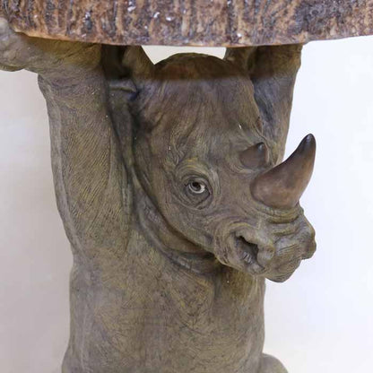 アニマルサイドテーブル サイ フラワースタンド かわいい リアル