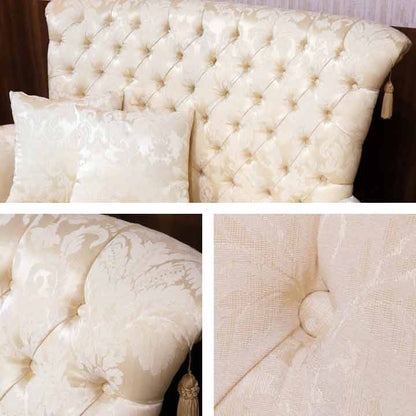 イタリア 2人掛け ソファ ベージュ ハイバック 2Pソファ 780/2