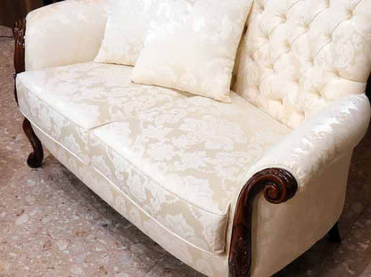 イタリア 2人掛け ソファ ベージュ ハイバック 2Pソファ 780/2