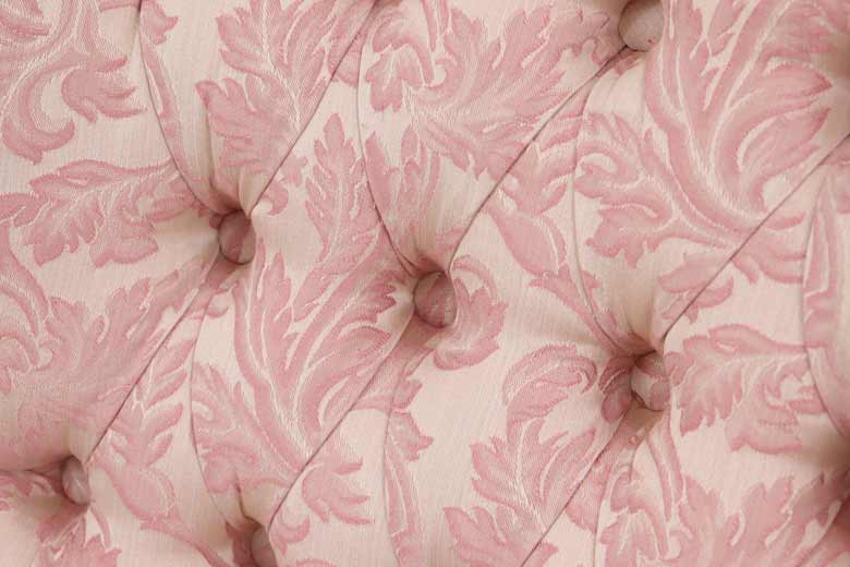 イタリア 一人がけ ソファー ホワイト ピンクアラベスク 785W/COP