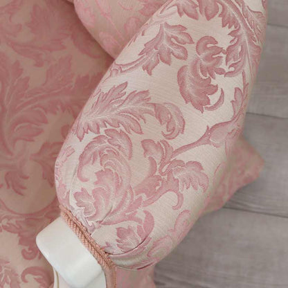 イタリア 一人がけ ソファー ホワイト ピンクアラベスク 785W/COP