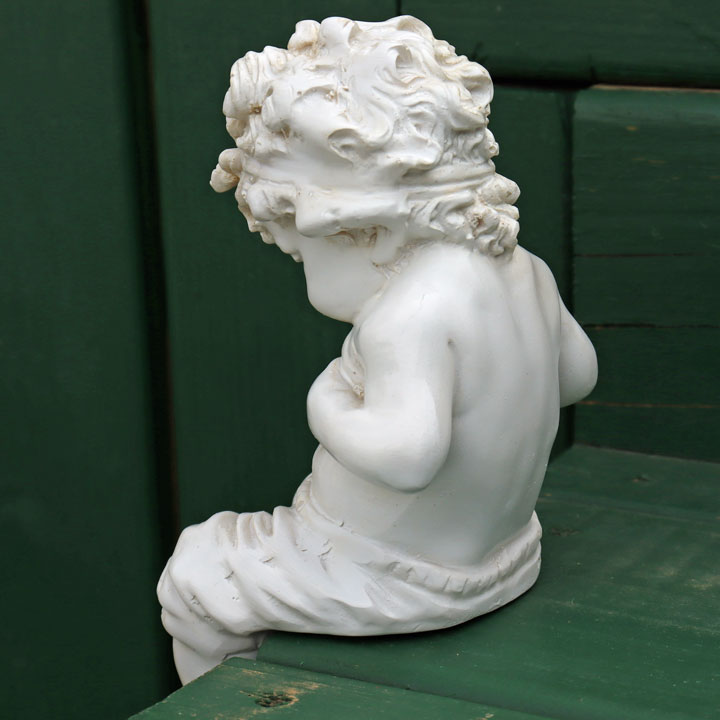 ガーデニング 置物 天使 オーナメント 男の子 メタボくん 高さ17cm