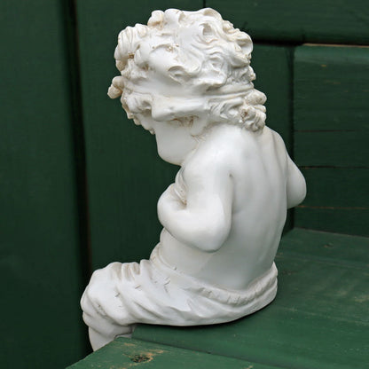 ガーデニング 置物 天使 オーナメント 男の子 メタボくん 高さ17cm