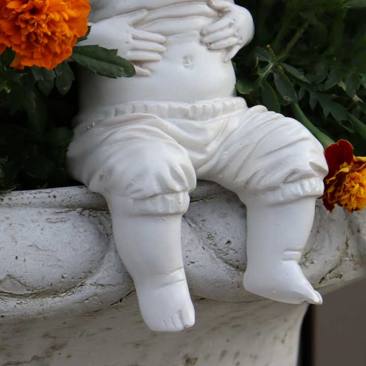 ガーデニング 置物 天使 オーナメント 男の子 メタボくん 高さ17cm