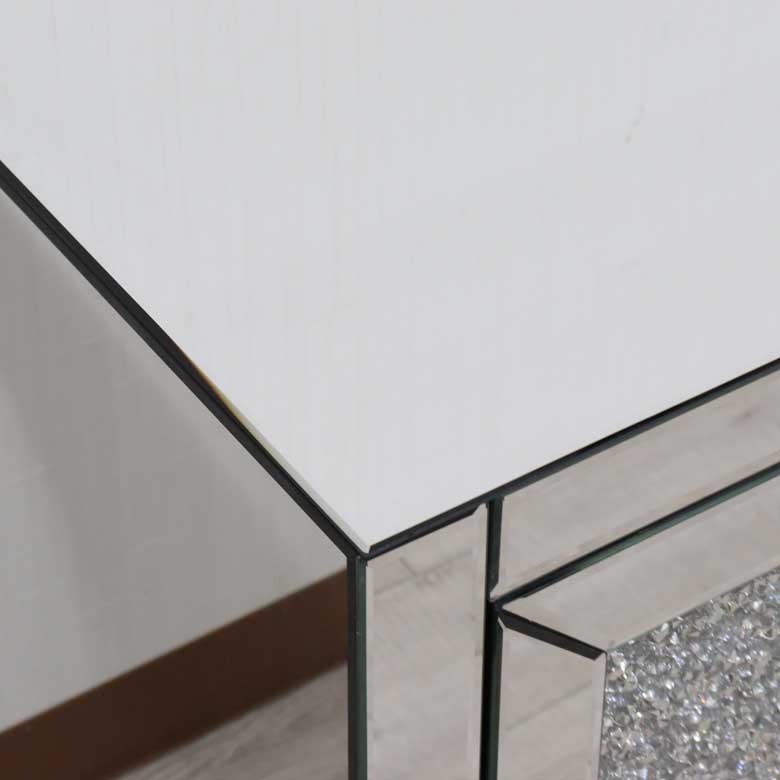 ミラー家具 テレビボード 150cm  ローボード テレビ台 シルバー