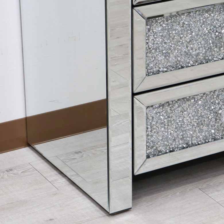 ミラー家具 5段チェスト ディスプレイスタンド サイドテーブル C5