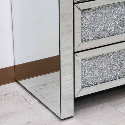 ミラー家具 5段チェスト ディスプレイスタンド サイドテーブル C5