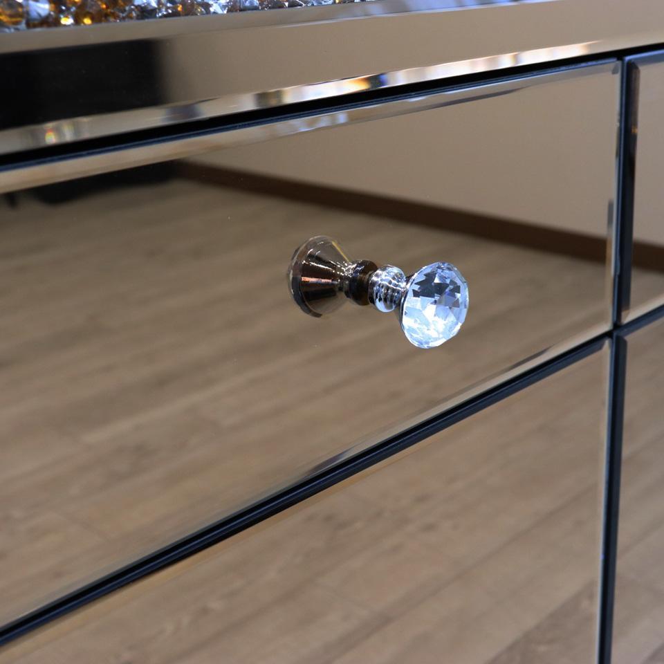 ミラー家具 ローキャビネット 120cm ディスプレイスタンド サイド