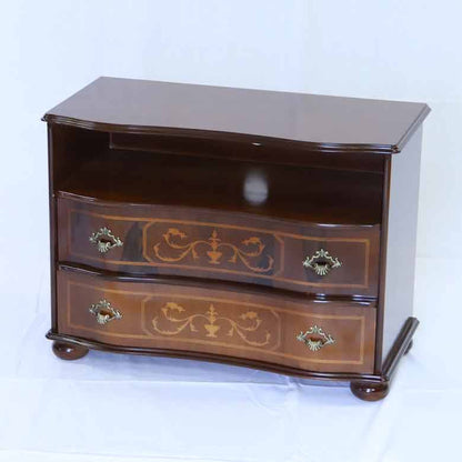 テレビ台 ローボード イタリア 象嵌  75cm 丸脚 902V