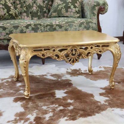 リビングテーブル ゴールド 84cm ローテーブル 猫脚 イタリア DIBIASE TB-S-GD