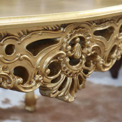 リビングテーブル ゴールド 84cm ローテーブル 猫脚 イタリア DIBIASE TB-S-GD