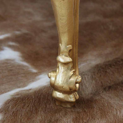 リビングテーブル ゴールド 84cm ローテーブル 猫脚 イタリア DIBIASE TB-S-GD