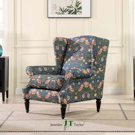 ジェニファーテイラー ウイングチェア 1人掛け ソファー いちご泥棒 JENNIFER TAYLOR