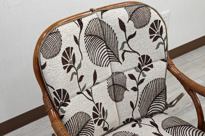 ラタン一人がけソファ アームチェア 軽量 ソファー リバーシブル