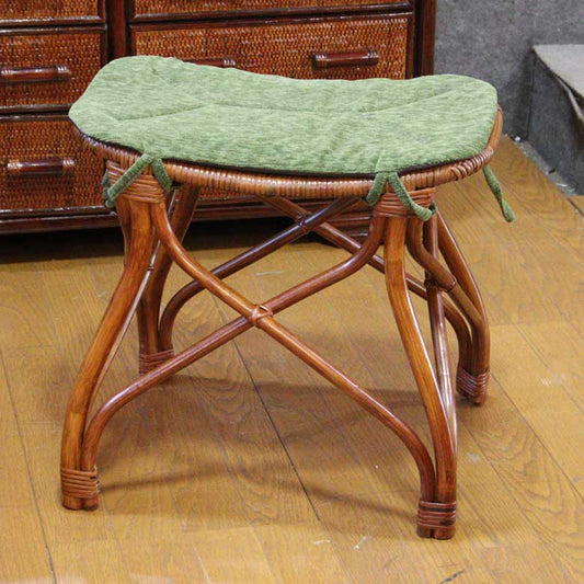 軽量ラタン スクエア スツール 手作り 椅子 軽い