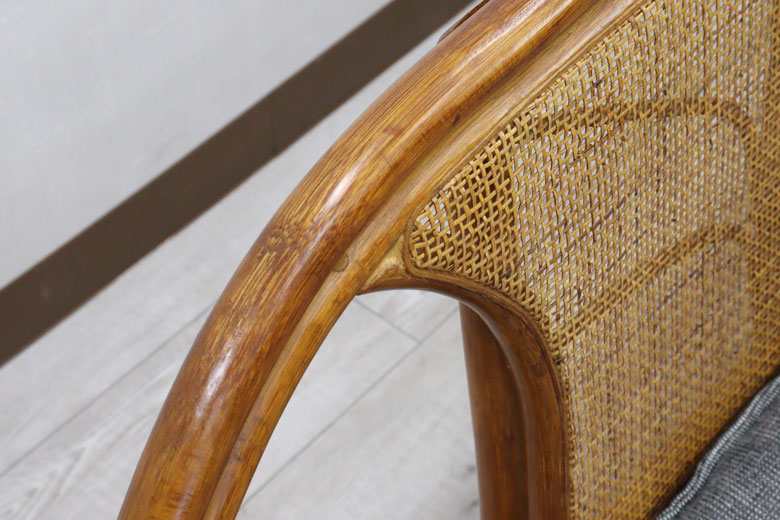 ラタンカウチソファ クッション2個付き 軽量 ソファー セパレート 140