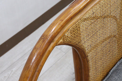 ラタンカウチソファ クッション2個付き 軽量 ソファー セパレート 140