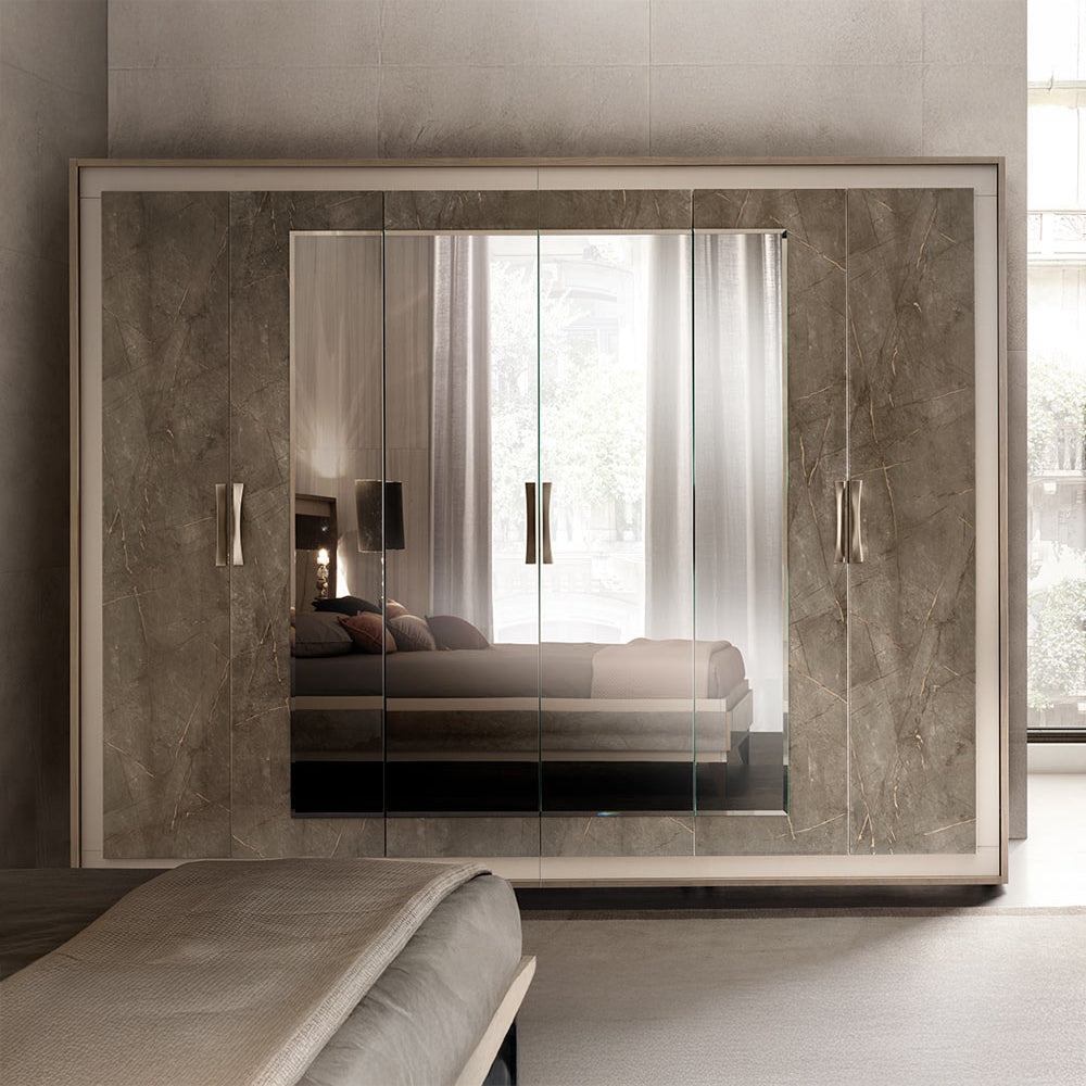 6ドア ミラー扉 ワードローブ Arredoclassic アレドクラシック ADORA AMBRA アンブラ アレドクラシック 高級家具