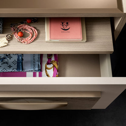 ナイトテーブル 2段 65cm幅 Arredoclassic アレドクラシック ADORA AMBRA アンブラ アレドクラシック 高級家具