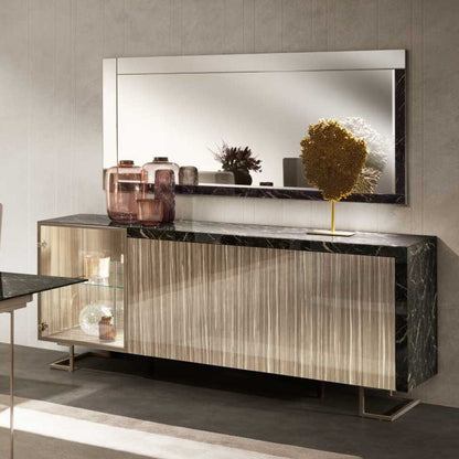 4ドア サイドボード 209cm Arredoclassic アレドクラシック ADORA Luce Dark ルーチェダーク 高級家具 イタリア製