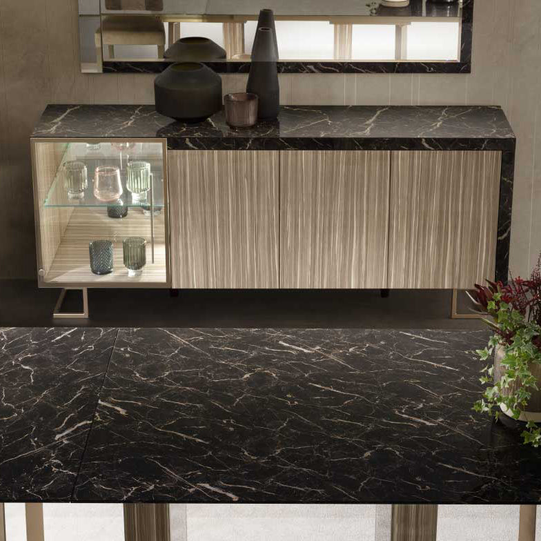 4ドア サイドボード 209cm Arredoclassic アレドクラシック ADORA Luce Dark ルーチェダーク 高級家具 イタリア製