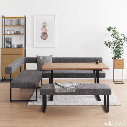 シギヤマ家具 LD セット ダイニングセット 135cm 昇降テーブル BERND ベルント 4点セット リビングダイニング コーナー テーブルセット