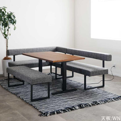 シギヤマ家具 LD セット ダイニングセット 135cm 昇降テーブル BERND ベルント 4点セット リビングダイニング コーナー テーブルセット