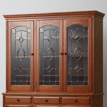 カントリーハウス 3ドア キャビネット オーク材 天然木使用 国産家具 英国調 ブリティッシュ CDB12